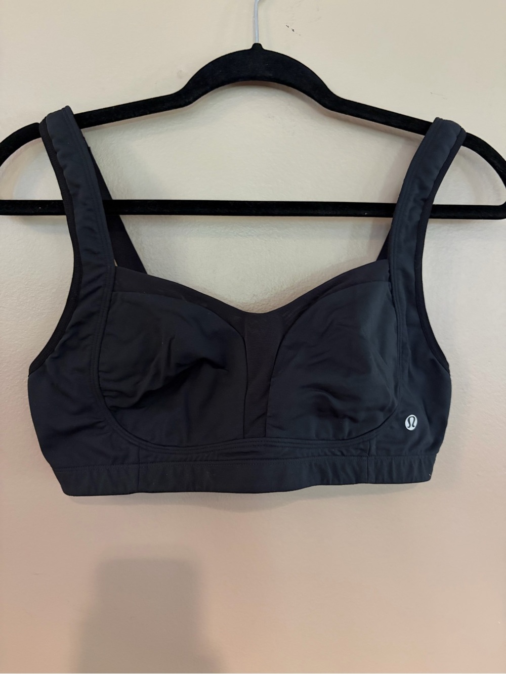 Lululemon Black Ta Ta Tamer Sports Bra